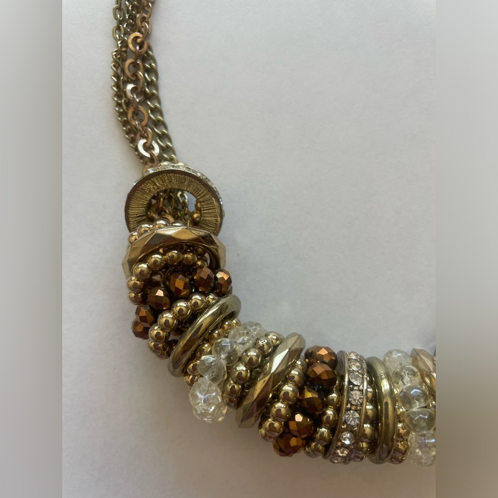 Multicolored Statement Necklace - image 3